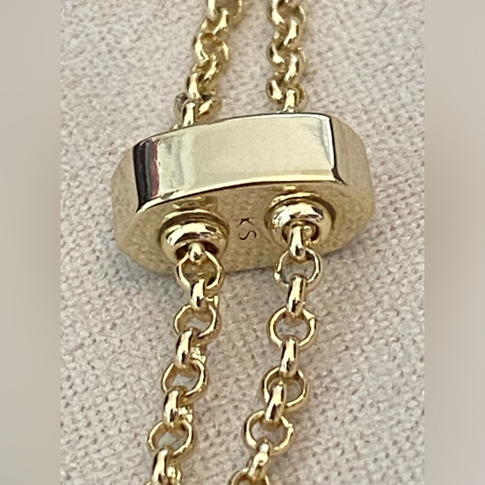 New Kendra Scott Eileen Long Strand Necklace pearls and gold metal - Picture 8 of 9